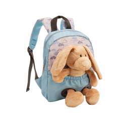 NICI - Travel-Friends-Light-Blue-Backpack-With-Soft-Toy-Rabbit-Backpacks
