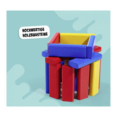 Noris - 3 colorful building block games - Board Games - International Edition - Board Games