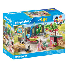 Playmobil My Life Little Chicken Farm In The Garden Of The Little House - 71510