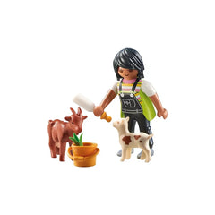 PLAYMOBIL - Femme avec chèvres - Ensembles de jeux