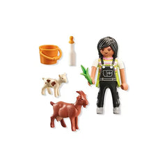 PLAYMOBIL - Femme avec chèvres - Ensembles de jeux