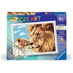 Ravensburger - CreArt Animals Lion with Baby - Arts & Crafts