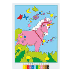 Ravensburger - CreArt - Livre de coloriage créatif - Poneys magiques - Arts et loisirs créatifs