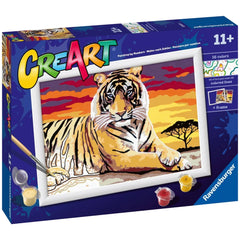 Ravensburger - Creart Majestischer Tiger - Malen nach Zahlen - Kunst & Handwerk