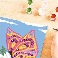 Ravensburger - Creart Sparkling Butterflies - Painting By Numbers - Arts & Crafts