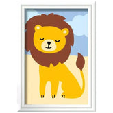 Ravensburger - CreArt Animaux Sauvages Lion - Loisirs Créatifs