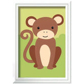 Ravensburger - CreArt Animaux Sauvages Singe - Loisirs Créatifs