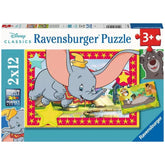 Ravensburger - Disney Klassiker - Das Abenteuer ruft - 2x12 Teile - Puzzles