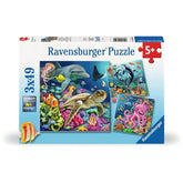 Ravensburger - Verzaubernde Unterwasserwelt - 3x49 Teile - Puzzles