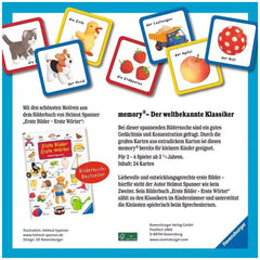 Ravensburger - First Pictures - First Words Memory - Board Game - German Edition
