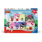Ravensburger - Hallo Kitty - Abenteuer in Cherry Town - 3x49 Teile - Puzzles