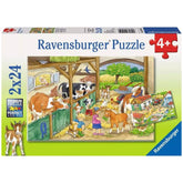 Ravensburger - Happy Country Life - 2x24 Pieces - Puzzles