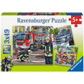 Ravensburger - Helfer in Not - 3x49 Teile - Puzzles