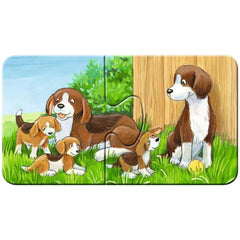 Ravensburger - Mes Premiers Puzzles - Familles Animales à la Ferme - 2X9 Pièces - Puzzles