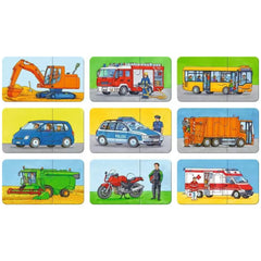 Ravensburger - My First Puzzles - Emergency Vehicles - 9X2 Pieces - Puzzles