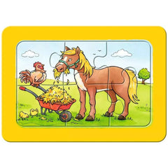 Ravensburger - My First Puzzles - Good Animal Friends - 3X6 Pieces - Puzzles