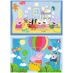 Ravensburger - Peppa Pig - Peppas Adventures - 2x12 Pieces - Puzzles