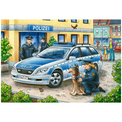 Ravensburger - Police et Brigade de Pompiers - 2x12 Pièces - Puzzles