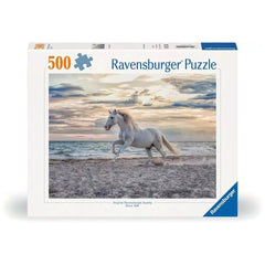 Ravensburger - Puzzle 500 Pieces Horse on Beach - Puzzles