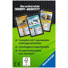 Ravensburger - Super Trump Powerhouses - Board Game - German Edition