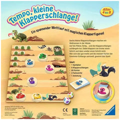 Ravensburger - Tempo Kleine Klapperschlange! - Board Game - German Edition