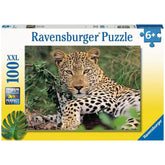 Ravensburger - Vio The Leopard - 100 Pieces - Puzzles