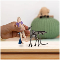 Schleich - Harry Potter - Luna Lovegood™ & Bébé Thestral - Figurines d'action et de jouets - 42636