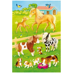 SCHMIDT SPIELE - Meine Bauernhof-Freunde 3x24 Teile Kinderpuzzles - Puzzles