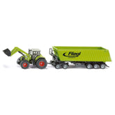 Siku - Tractor with front loader, dolly and tipping trailer - Play Vehicles