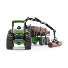 Siku - Tractor woth forestry trailer - Play Vehicles