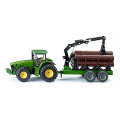 Siku - Tractor woth forestry trailer - Play Vehicles
