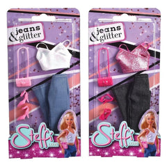Simba - Steffy and Simba - Evi LOVE Jeans & Glitter Clothes Pack - Dolls, Playsets & Toy Figures