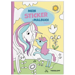 TESSLOFF - Mein Sticker-Malbuch - Einhörner - Basteln - Deutsche Ausgabe