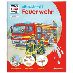 TESSLOFF - WAS IST WAS Junior Activity Book Firefighters - Educational - German Edition