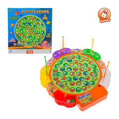 Toys Garden's A Tutta Lenza Fish Game features a colorful circular board and vibrant game pieces for children.