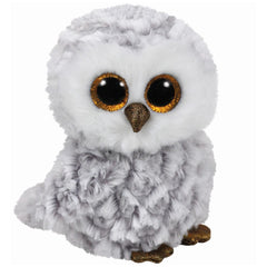 TY - Beanie Boos Owlette white and grey owl 15 cm