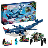LEGO 75579 Avatar Payakan the Tulkun & Crabsuit Buildable Toy, The Way of Water Movie Underwater Ocean Set with Whale-Like Sea Animal Creature Figure