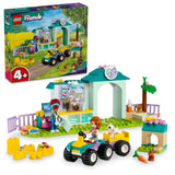 LEGO Friends Farm Animal Vet Clinic Set with Toy Tractor for 4 Plus Year Old Girls, Boys & Kids, Includes Rabbit, Goat Figures, 2 Mini-Doll Characters and Food Elements for Role Play, Gift Idea 42632