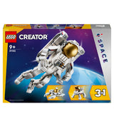 LEGO Creator 3in1 Space Astronaut Toy to Dog Figure to Viper Jet Model Kit, Educational Set for Boys, Girls & Kids Aged 9 Plus and Teenagers Kids' Bedroom Accessories, Space-Themed Gift Idea 31152