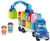 SIMBA - Ecoiffier abrick letter truck with figures 3352, multicoloured