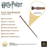 The Noble Collection - Pius Thicknesse Character Wand - 15in (38cm) Wizarding World Wand With Name Tag - Harry Potter Film Set Movie Props Wands