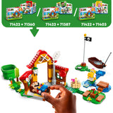 LEGO 71422 Super Mario Picnic at Mario's House Expansion Set, Buildable Toy with Yellow Yoshi Figure, Gift Idea for Kids, Boys, Girls Aged 6 Plus, Combine with Starter Course