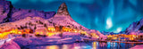 CLEMENTONI - Puzzle - Colorful Night over Lofoten Islands - 1000 Pieces Panorama - Age: 10-99