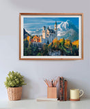 CLEMENTONI - Puzzle - Neuschwanstein Castle - High Quality Collection - 500 Pieces - Age: 10-99