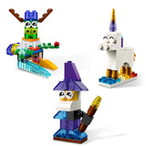 LEGO 11013 Classic Creative Transparent Bricks Building Set with Animals for Kids 4