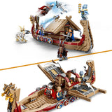 LEGO 76208 Marvel The Goat Boat Buildable Thor Set with Toy Ship, Stormbreaker and 5 Minifigures, Avengers Gift for Kids 8 Plus Years Old