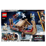 LEGO 76208 Marvel The Goat Boat Buildable Thor Set with Toy Ship, Stormbreaker and 5 Minifigures, Avengers Gift for Kids 8 Plus Years Old