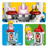 LEGO 71407 Super Mario Cat Peach Suit and Frozen Tower Expansion Set, Buildable Game with Castle Toy and Costume, plus Kamek & Toad Figures