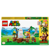 LEGO 71421 Super Mario Dixie Kong's Jungle Jam Expansion Set with Dixie Kong and Squawks the Parrot Figures, Buildable Toy to Combine with Starter Course