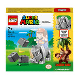 LEGO 71420 Super Mario Rambi the Rhino Expansion Set, Buildable Animal Toy Figure, Small Gift to Combine with a Starter Course Game